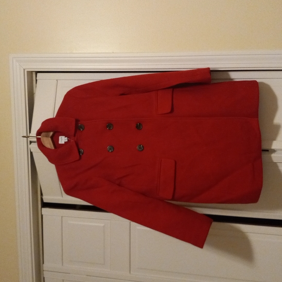 J. Crew winter coat red, size 6P. NWT - Picture 1 of 7